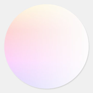 Rainbow Gradient Blank Template, DIT Text Art Logo Runder Aufkleber