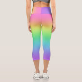 Rainbow Gradient Capri Leggings (Rückseite)