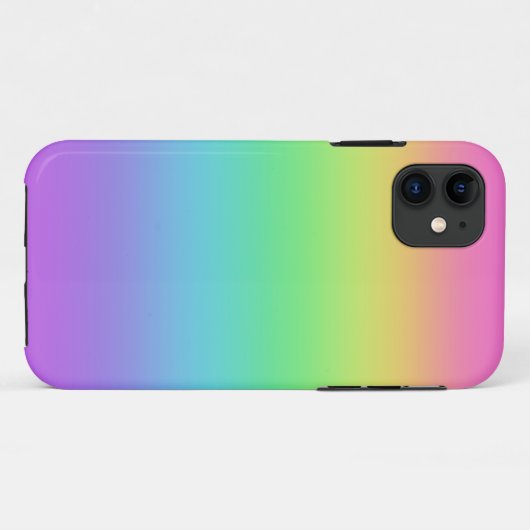 Rainbow Gradient Case-Mate iPhone Hülle (Rückseite (Horizontal))
