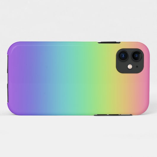 Rainbow Gradient Case-Mate iPhone Hülle (Rückseite (Horizontal))