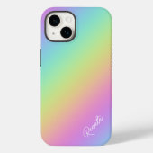 Rainbow Gradient Case-Mate iPhone Hülle (Rückseite)