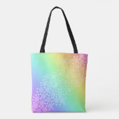 Rainbow Gradient Circles and Dots Tasche (Rückseite)