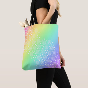 Rainbow Gradient Circles and Dots Tasche