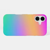 Rainbow Gradient Colorful iPhone 16 Hülle (Rückseite (Horizontal))