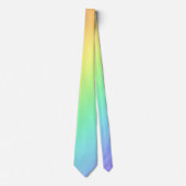 Rainbow Gradient Colorful Krawatte (Vorderseite)