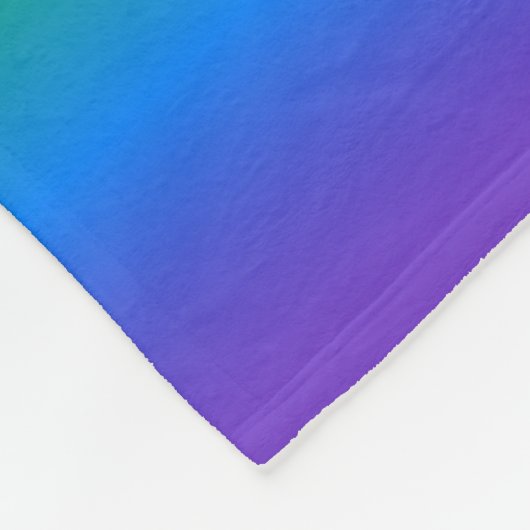 Rainbow gradient colors fleecedecke (Ecke)