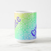Rainbow Gradient Create Coffee Tasse (Mittel)