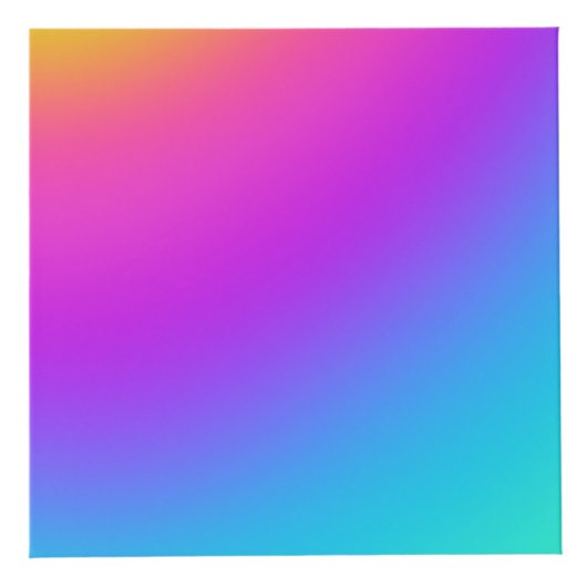 Rainbow Gradient Cube Würfel (Vorderseite)