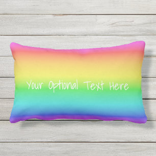 Rainbow Gradient Custom wurf Kissen