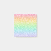 Rainbow Gradient Doodles Nachhinweise Post-it Klebezettel (Vorderseite)