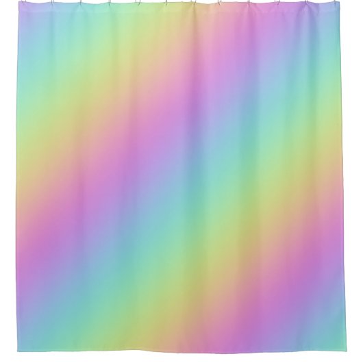 Rainbow Gradient Duschvorhang (Vorderseite)