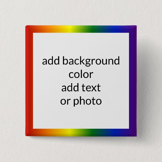 Rainbow Gradient Frame Button (Vorderseite)