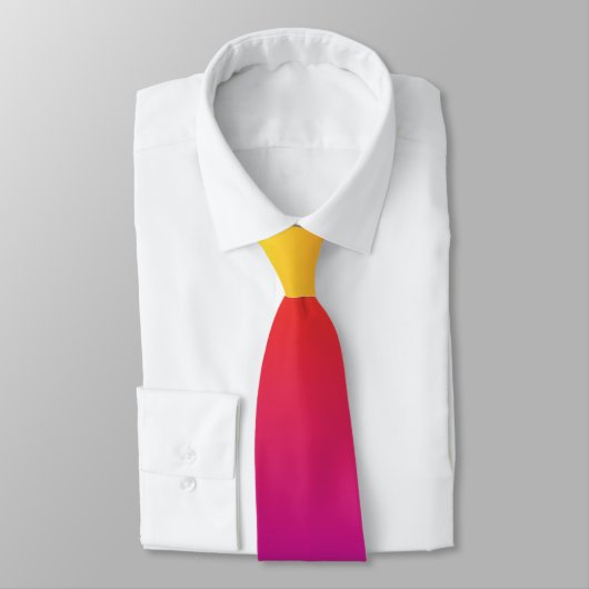 Rainbow Gradient Gay Pride Neck Tie Krawatte (Gebunden)