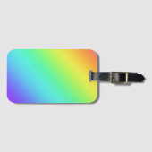Rainbow Gradient Gepäckanhänger (Vorderseite (Horizontal))