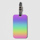 Rainbow Gradient Gepäckanhänger (Vorderseite Vertikal)