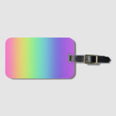 Rainbow Gradient Gepäckanhänger (Vorderseite (Horizontal))
