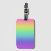 Rainbow Gradient Gepäckanhänger (Vorderseite Vertikal)