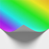 Rainbow Gradient Geschenkpapier (Ecke)