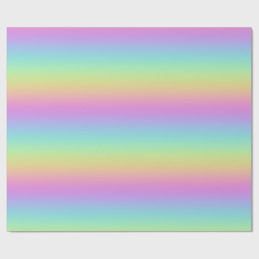 Rainbow Gradient Geschenkpapier (Flach)