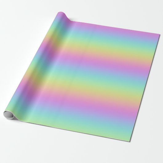 Rainbow Gradient Geschenkpapier (Ungerollt)