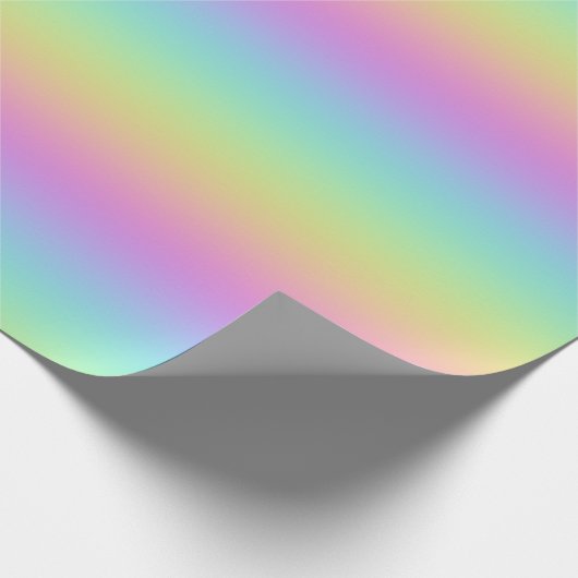 Rainbow Gradient Geschenkpapier (Ecke)
