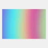 Rainbow Gradient Geschenkpapier Set (Vorderseite 2)