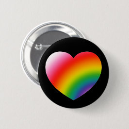 Rainbow Gradient Heart Button