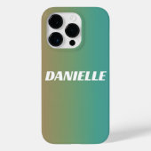 Rainbow Gradient Individuelle Name Case-Mate iPhone Hülle (Rückseite)