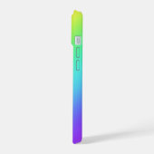 Rainbow Gradient iPhone 15 Hülle (Linke Seite)