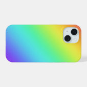 Rainbow Gradient iPhone 15 Hülle (Rückseite (Horizontal))