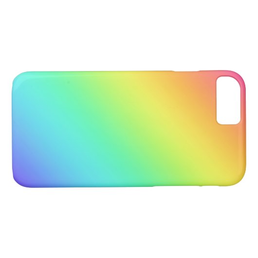 Rainbow Gradient IPhone 8/7 Case (Rückseite (Horizontal))