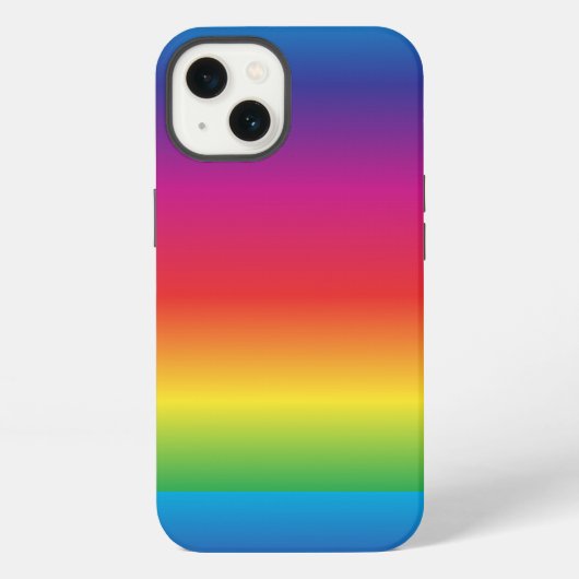 Rainbow Gradient iPhone Hülle (Rückseite)