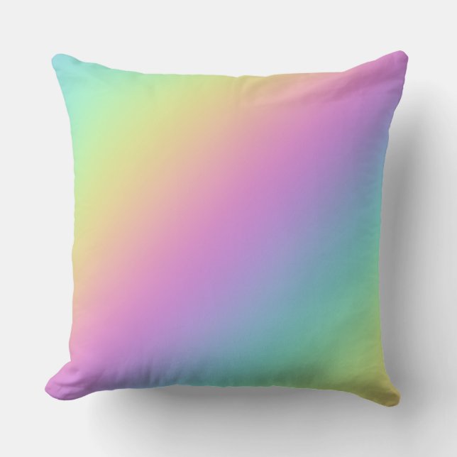 Rainbow Gradient Kissen (Vorderseite)