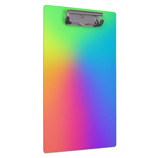 Rainbow Gradient Klemmbrett (Rechts)