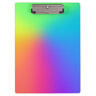 Rainbow Gradient Klemmbrett