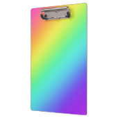 Rainbow Gradient Klemmbrett (Links)