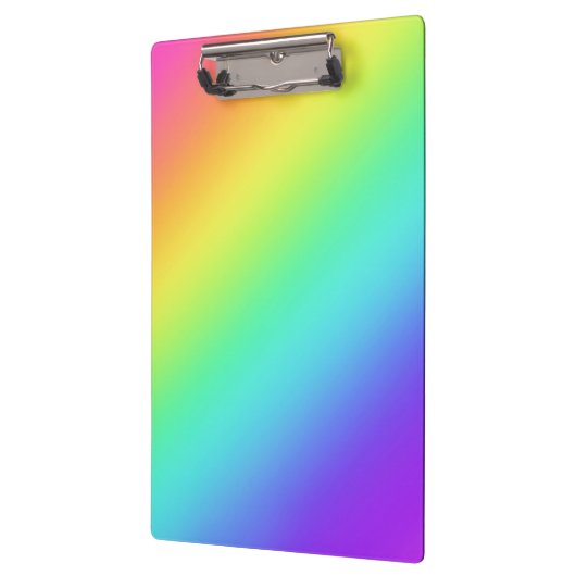 Rainbow Gradient Klemmbrett (Links)