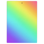 Rainbow Gradient Klemmbrett (Rückseite)