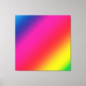 Rainbow Gradient Leinwanddruck (Vorderseite)