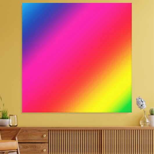 Rainbow Gradient Leinwanddruck (Insitu (Wohnzimmer))
