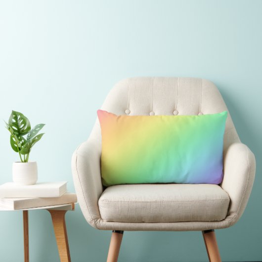 Rainbow Gradient Lumbar Kissen (Stuhl )