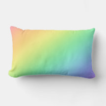 Rainbow Gradient Lumbar Kissen