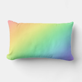 Rainbow Gradient Lumbar Kissen
