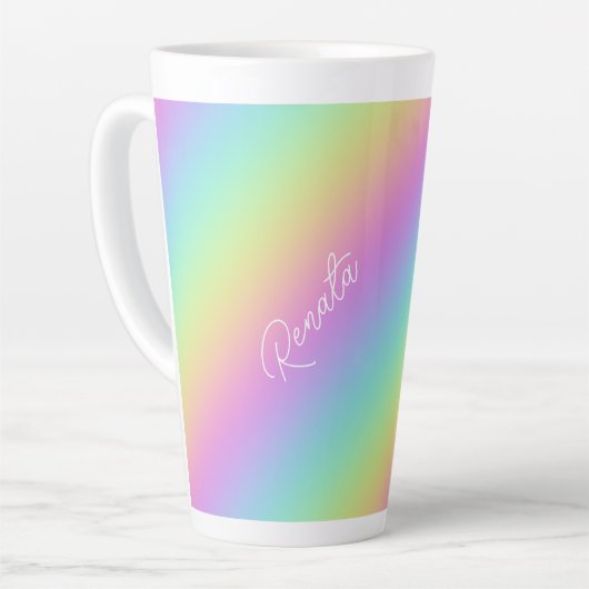 Rainbow Gradient Milchtasse (Linke Ecke)
