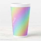 Rainbow Gradient Milchtasse (Vorderseite)