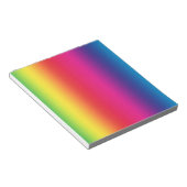 Rainbow Gradient Notizblock (angewinkelt)