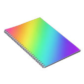 Rainbow Gradient Notizblock (Rechte Seite)