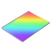 Rainbow Gradient Notizblock (Linke Seite)