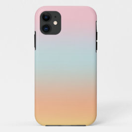 Rainbow Gradient Ombre Pink Blue Peach Custom Case-Mate iPhone Hülle