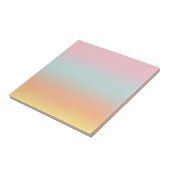 Rainbow Gradient Ombre Pink Fliese (Seite)